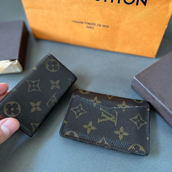 Monogram pocket organizer and key holder - Picture 3 of 9